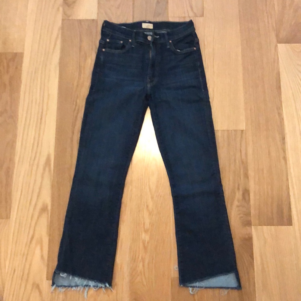 Mother Insider Crop Step Fray, Clean Sweep, Sz. 26
